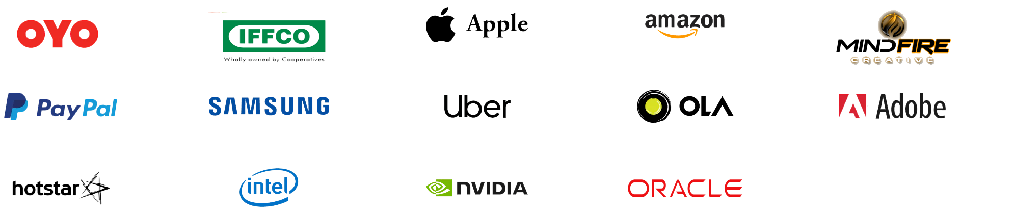 Companies our mentors come from